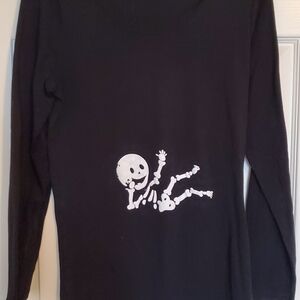 Motherhood Black Long Sleeve Top